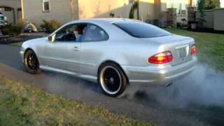 CLK55 AMG Burnout [upl. by Clarinda]