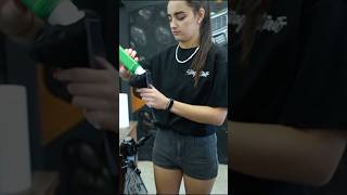 ASMR Young Lady Barber Shave  Hair Cutting Young Girl  Female Asmr  Asmar Hair Cut asmr [upl. by Irita]