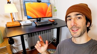 HUANUO Electric Standing Desk Review [upl. by Anivel107]