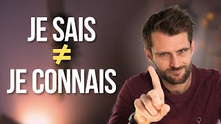 How to choose between SAVOIR and CONNAITRE in FRENCH   5 min Grammar Tricks EP1 [upl. by Isadora207]