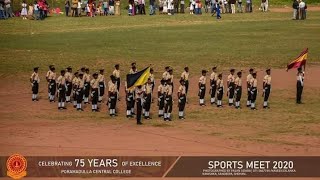 poramadulla central college cadets display  sports meet 2020 [upl. by Ahsinnor191]