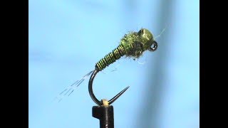 Fly Tying a Simple Olive Perdigon with Jim Misiura [upl. by Yrovi]