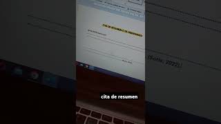 COMO CITAR UN RESUMEN O PARAFRASEO DE UNA IDEA DE AUTOR  FORMATO APA 7MA [upl. by Sairacaz]