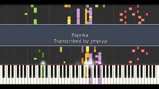 Paprika「パプリカ」Foorin Piano Transcription [upl. by Eohce]