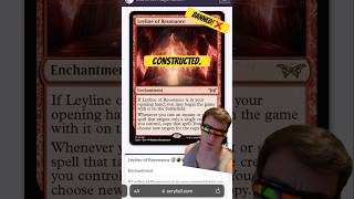 Leyline of Resonance is BANNED 🚫🚫🚫mtg mtgarena mtgcommunity mtgcommander explore [upl. by Barnett]