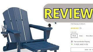 Lumivia Adirondack Chair Reviews June 2024  Is This Original Product [upl. by Nyvrem843]