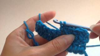 Herringbone Double Crochet Stitch [upl. by Enyaz139]