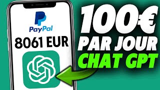 Comment gagner de largent avec ChatGPT  🤖 [upl. by Jamey546]