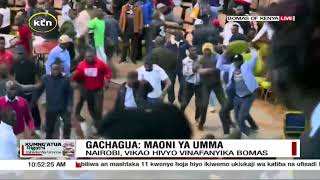 Chaos erupts at Bomas of Kenya during the public participation [upl. by Anoyk]