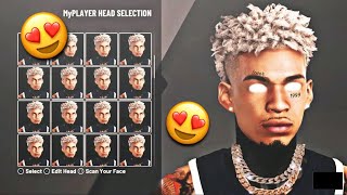 NEW BEST DRIPPY LIGHTSKIN FACE CREATION IN NBA 2K21 MOST COMP [upl. by Llenahc157]