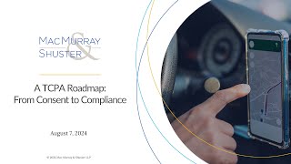 A TCPA Roadmap From Consent to Compliance [upl. by Adrahc]