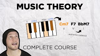 Music Theory COMPLETE course  EVERYTHING you need to know [upl. by Adnahcal]