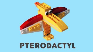 PTERODACTYL using LEGO blocks  LEGO Classic  Activity videos for kids  How to build [upl. by Oek890]