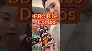 mukbang shorts bbq rib flavor doritos [upl. by Bently]