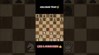 Halosar Trap 👿shorts chess [upl. by Acimak]