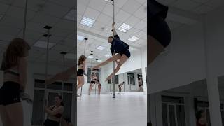 Easy pole combo for my students poledancemoscow poledancer polecombo polesport poleart [upl. by Sadinoel72]