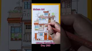 Day 260 urbansketching arttutorial drawing [upl. by Enaek]