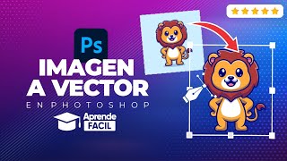 Como hacer un vector de una imagen en photoshop [upl. by Hasila]