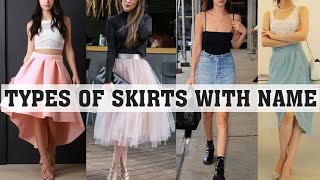 Types of skirts with namesTHE TRENDY GIRL [upl. by Inge775]