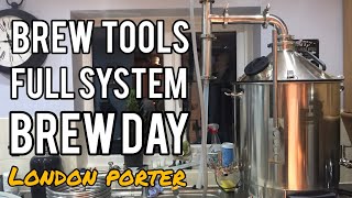 BrewTools B80pro COMPLETE SYSTEM BREW DAY  Fullers London Porter [upl. by Kcirret]