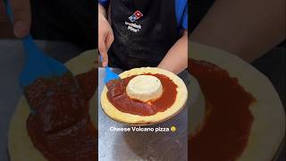 Dominos Cheese Volcano Pizza pizza viralvideo shorts [upl. by Adnawyek477]