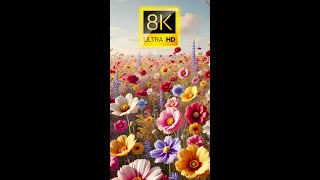 Mesmerizing Flowers That Will Brighten Your World 8K VIDEO ULTRA HD FLOWERS NATURE [upl. by Dyraj]