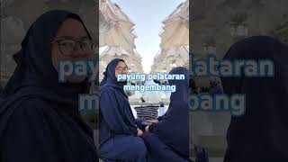 mengembang nya payung pelataran madinah umroh masjidnabawi [upl. by Ttenneb]