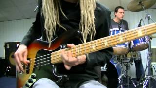 Fingerstyle Funk Bass amp Drum Grooves [upl. by Ocsisnarf334]