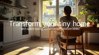 SpaceSaving Scandinavian Furniture Ideas for Tiny Homes [upl. by Nonnahc557]