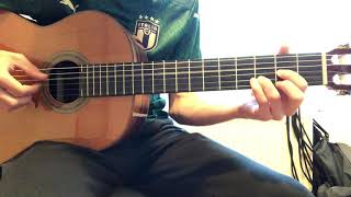 Alfa  NoN La AsCoLTare feat Ariete  Guitar CoverTutorial [upl. by Jemima227]