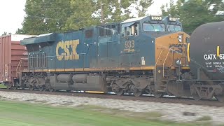 1J Chasing the MidDPU of CSX Q616 Hull  Comer GA 09152015 ©mbmars01 [upl. by Iblok]