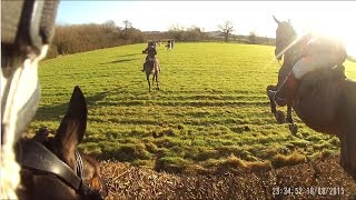 Atherstone Hunt Boxing Day 2016 HelmetCam [upl. by Valentin]