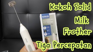 MILK FROTHER DARI KRIS  DESIGN CAKEP  RECHARGEABLE TYPE C 👌👌 [upl. by Rema]