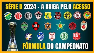 SÉRIE D 2024  Quando começa  Como será o campeonato [upl. by Kosse]