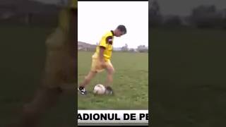 VASILE joacă FOTBAL ⚽️ football romania funny new news skills [upl. by Ahsatam459]