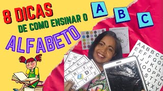 8 DICAS DE COMO ENSINAR O ALFABETO DE FORMA LÃšDICA  COISAS DA MITTA [upl. by Ayokahs]