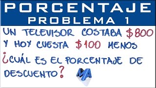 REGLA DE TRES y PORCENTAJES  EJERCICIOS RESUELTOS  Explicado con peras y manzanas [upl. by Airad]