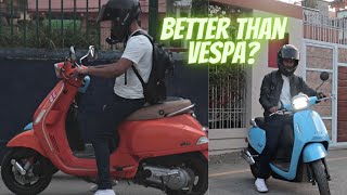 Benelli Panarea 125 vs Vespa slx 125 detail comparison [upl. by Loni]