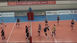 TUZLA REKOR  MILAN ATLETIK B 1SET YILDIZ KIZLAR VOLEYBOL 291222ISTANBUL [upl. by Ko27]