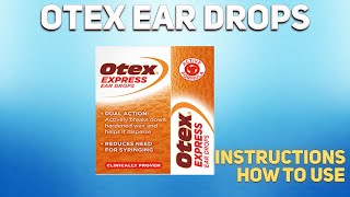 Otex ear drops how to use Mechanism of action Uses Dosage Side Effects [upl. by Nevram527]