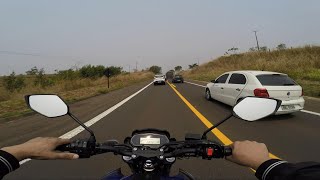 ✅ FZ25 para Rodovia presta yamaha fz250cc fz25 motovlog motorcycle fazer250 geral [upl. by Anaitak]