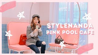 【JESSICA IN SEOUL EP2】STYLENANDA PINK POOL CAFE 真的好美  SEOUL TRAVEL VLOG 2018 [upl. by Jocko]