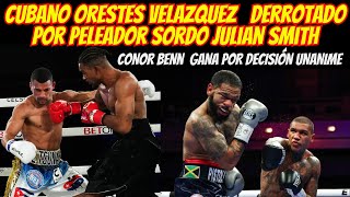 BOXEO CUBANO SUFRE OTRA DOLOROSA DERROTA ORESTES VELAZQUEZ vs JULIAN SMITH [upl. by Derfnam854]