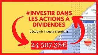 Bourse Mon Portefeuille PEA N°141 Investir dans les actions à dividendes [upl. by Assirek]