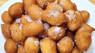 BEIGNETS EN 5 MINUTES  sans pétrissage ni temps de repos 👌 recette facile et délicieuse [upl. by Ataynek]