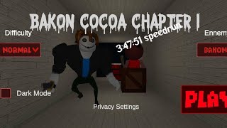 Speedrunning of Bakon Cocoa Chapter 1 by Elevener Plays [upl. by Mitch]