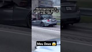 EXCESSO DE CONFIANÇA😱supercarrosraceporschememespolicemercedesamghumorferraricarrosbaixos [upl. by Grote]