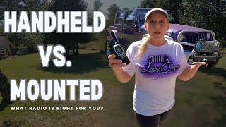 Jeep Trail Radio Guide Handheld vs Mounted Walkie Talkie vs GMRS – Find the Best for Your Jeep [upl. by Lauter]