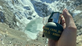 Throwing a Grenade in a Frozen Lake [upl. by Yoc]