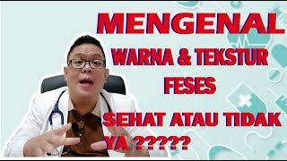 MENGENAL WARNA DAN TEKSTUR FESES SERTA PENYEBABNYA SEHAT ATAU TIDAK YACH [upl. by Arsi946]